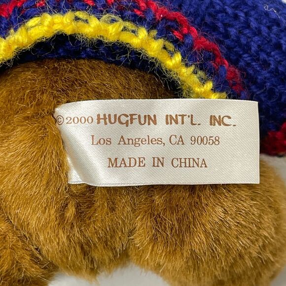 Lot of 4 Vintage Hugfun Int'l Teddy Bear in Sweater Jointed 8" Tall Plush 2000 - Picture 7 of 10